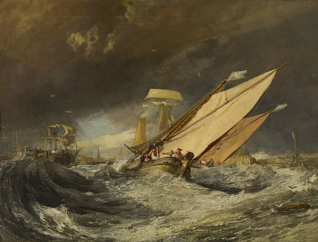 Colonia, I peschereggi entrano nel porto di Calais, ca. 1803 - La Collezione Frick